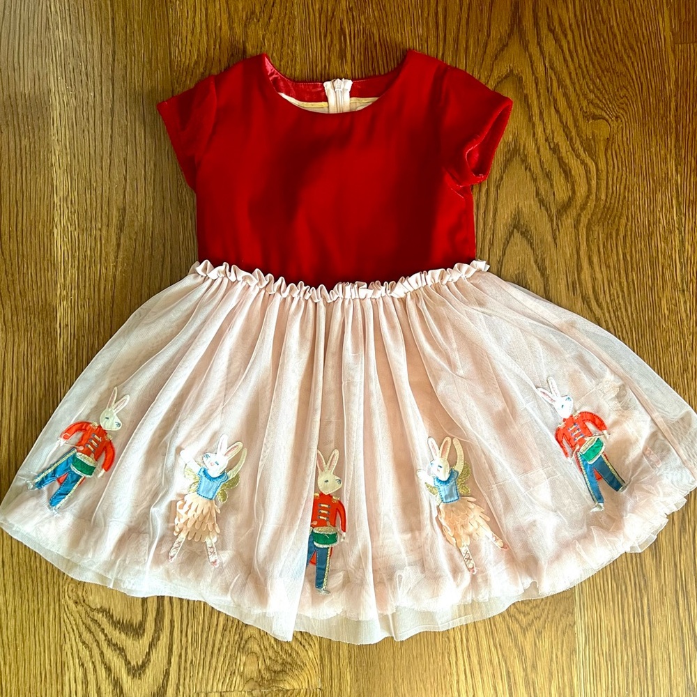 Boden Holiday dress, size 3-4